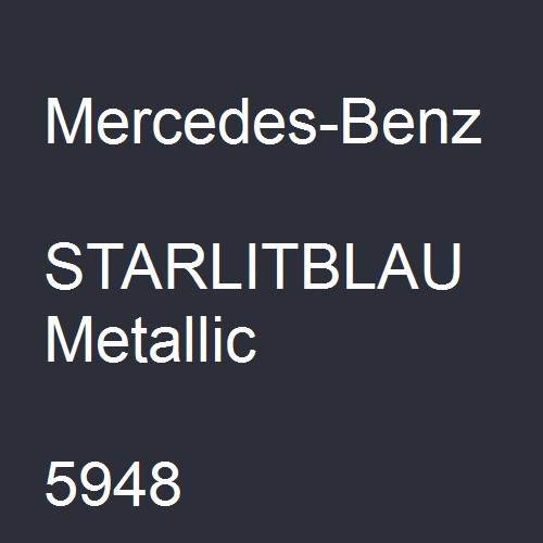 Mercedes-Benz, STARLITBLAU Metallic, 5948.